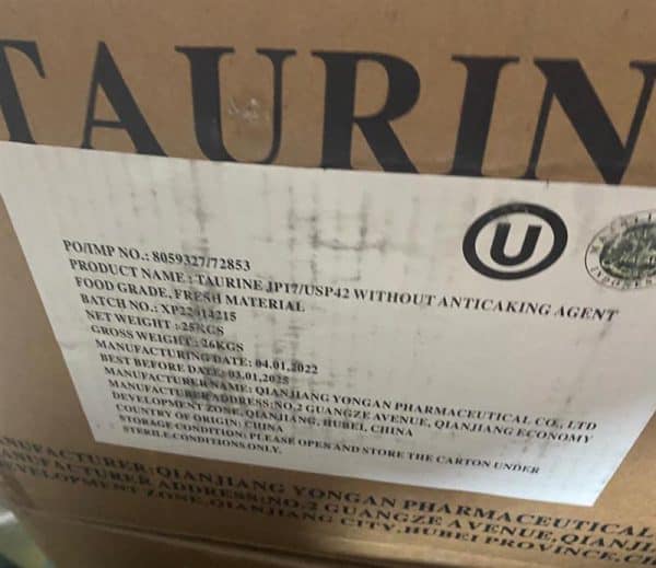 خرید تائورین