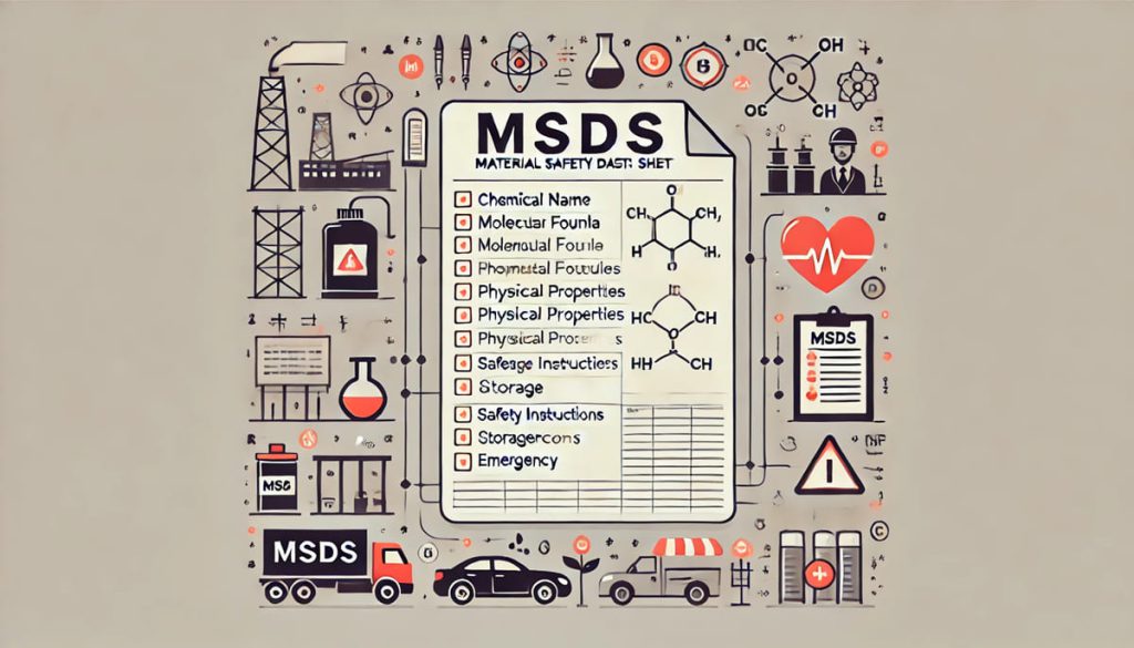 فرم MSDS یا برگه اطلاعات ایمنی مواد چیست؟