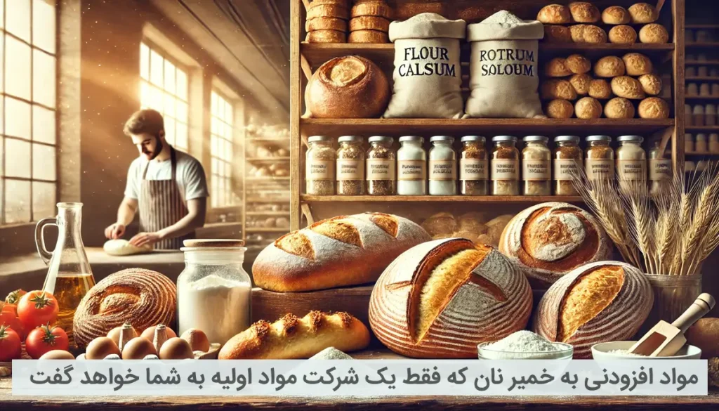 مواد افزودنی به خمیر نان که فقط یک شرکت مواد اولیه به شما خواهد گفت