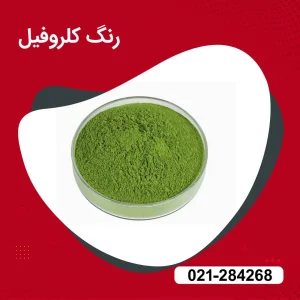 خرید پودر رنگ کلروفیل 100 طبیعی