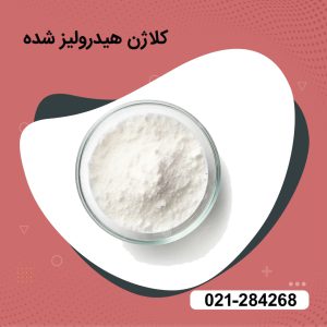 فروش  پودر کلاژن هیدرولیز شده