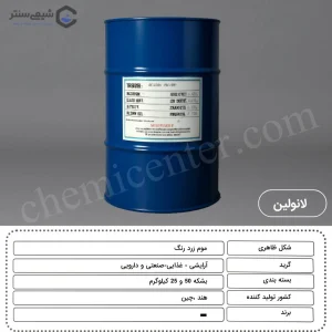 مشخصات شیمیایی و فیزیکی لانولین