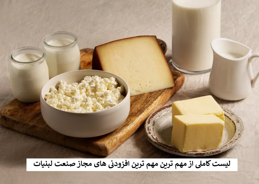 افزودنی های مجاز صنعت لبنیات که فقط یک شرکت مواد اولیه به شما خواهد گفت