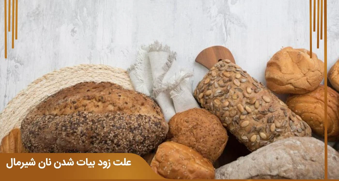 علت زود بیات شدن نان شیرمال