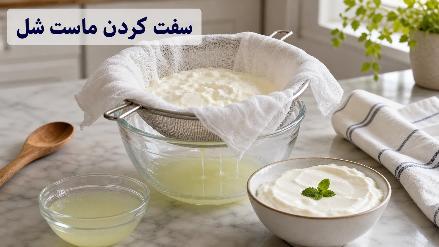 ۱۲ علت آب انداختن ماست + ترفندهای رفع شل شدگی و سفت کردن آن