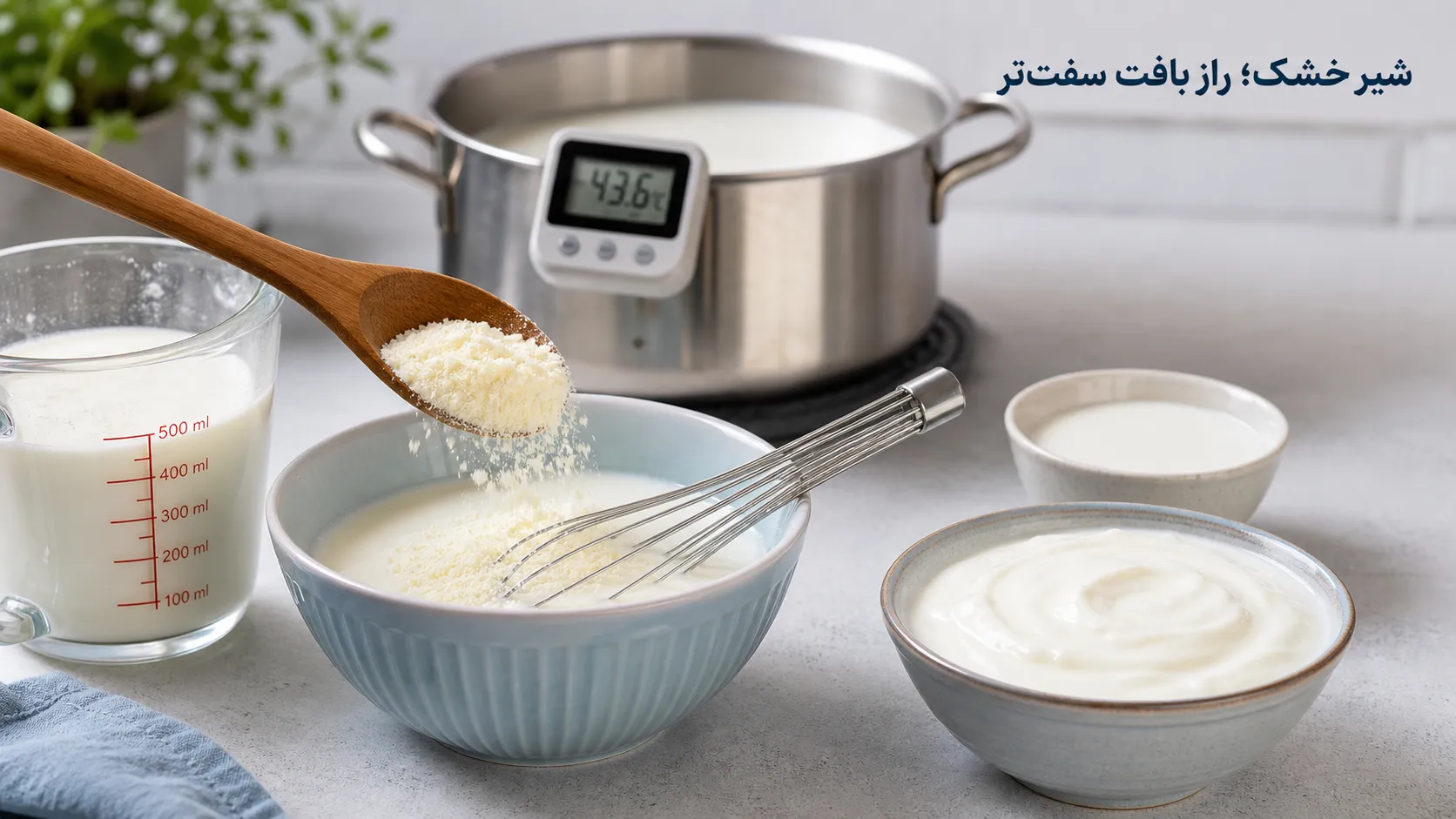 چرا ماست شل می‌شود؟ ۱۲ علت آب انداختن ماست و راهکارهای سفت کردن