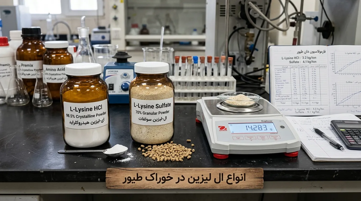 ال لیزین طیور چیست و چه کاربردی دارد؟ راهنمای کامل نقش لیزین در جیره طیور