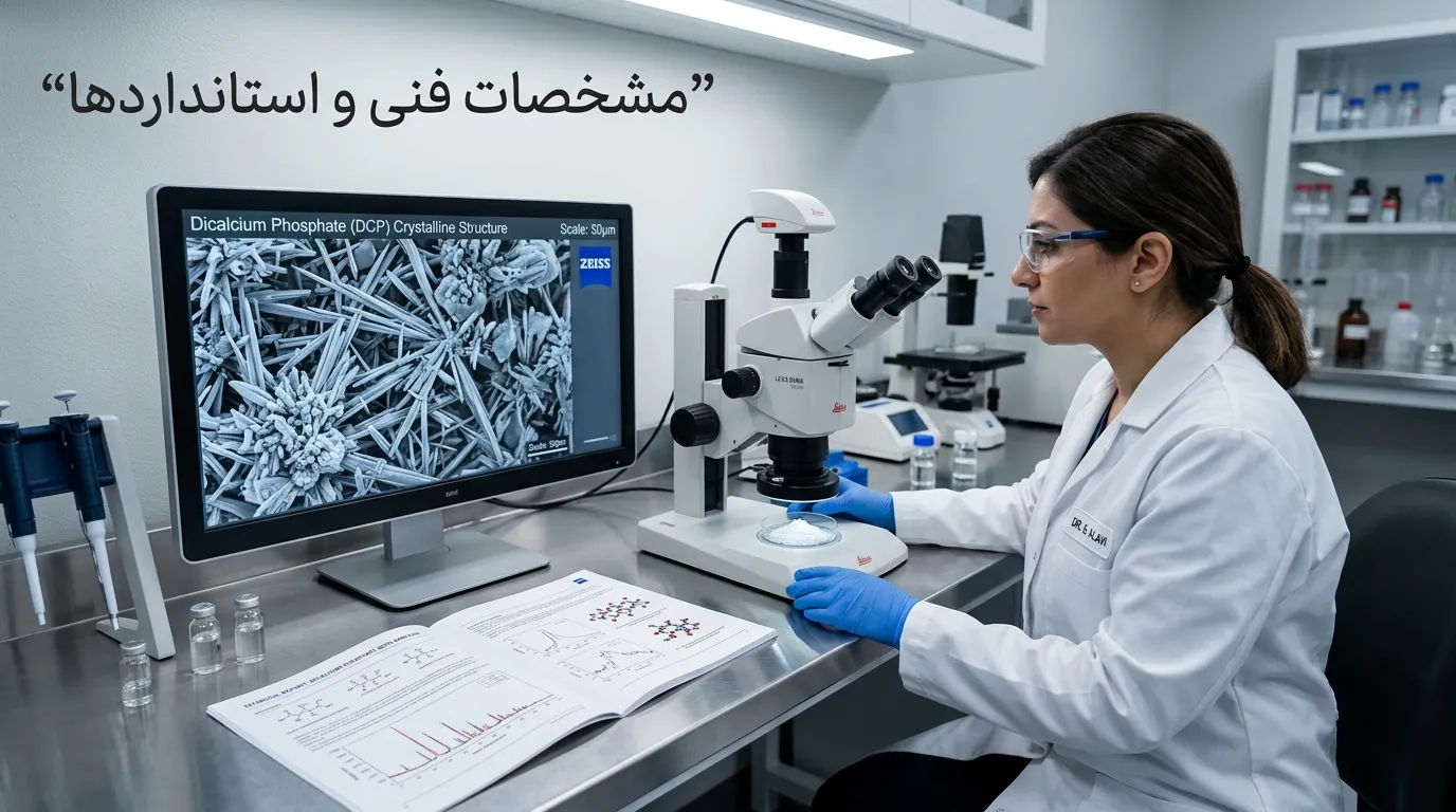 دی کلسیم فسفات (DCP) چیست؟ انواع، ویژگی ها و کاربرد آن در صنایع مختلف دی کلسیم فسفات | معرفی کامل، کاربردها و و تفاوت با MCP
