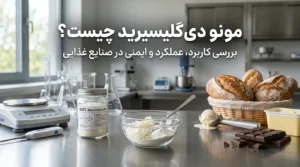 مونو دی گلیسیرید چیست؟ کاربرد در نان، بستنی و صنایع غذایی