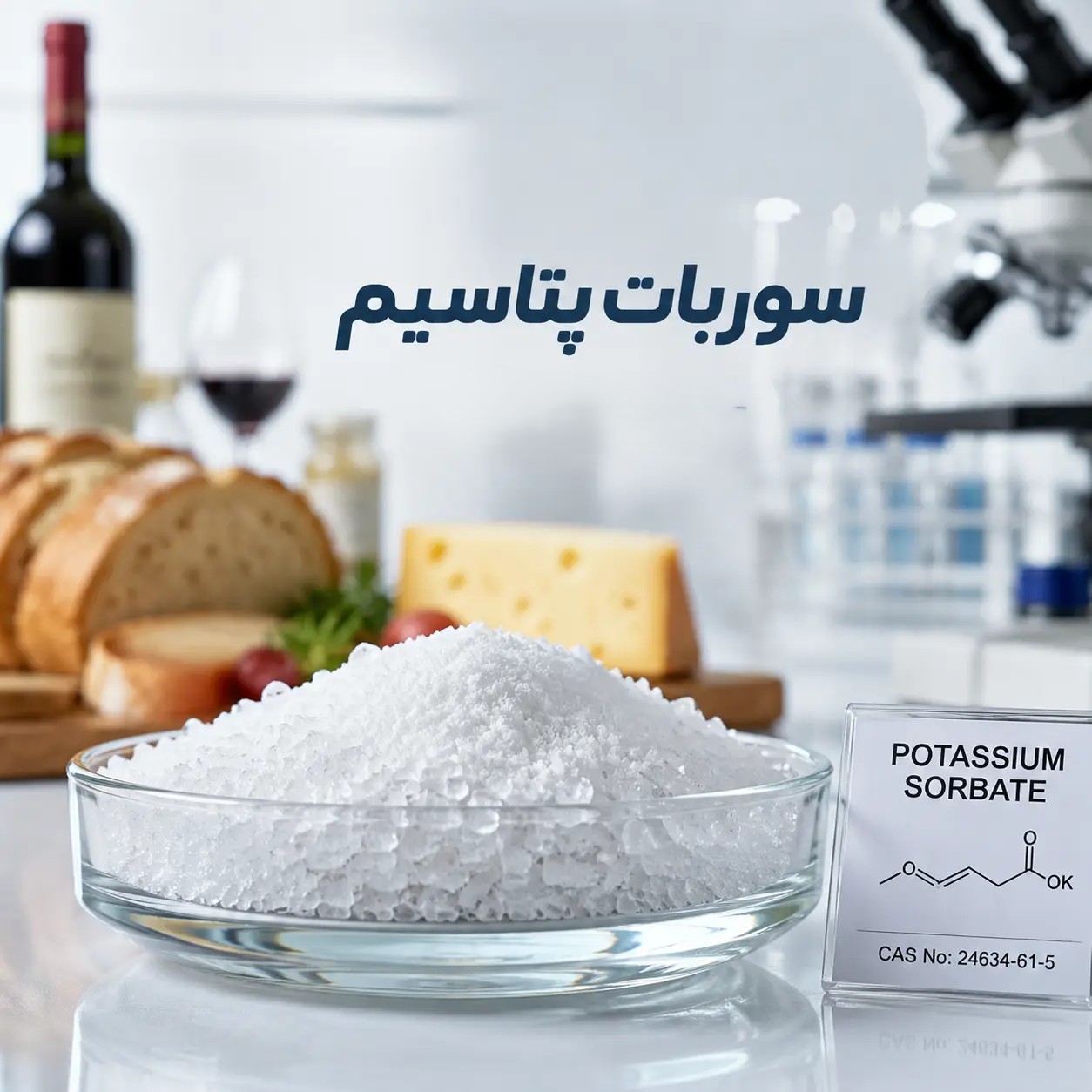 سوربات پتاسیم چیست؟ کاربردها، مقدار مجاز مصرف و عوارض