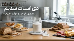 دی استات سدیم چیست؟ کاربردها، تفاوت با استات سدیم و ایمنی