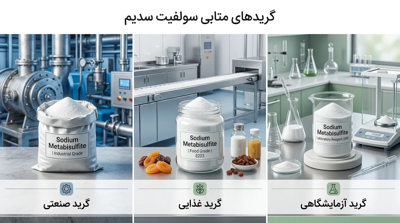 متابی سولفیت سدیم چیست؟ بررسی کاربردها، خواص، گریدها و نکات ایمنی متابی سولفیت سدیم چیست؟ بررسی کاربردها، خواص، گریدها و نکات ایمنی