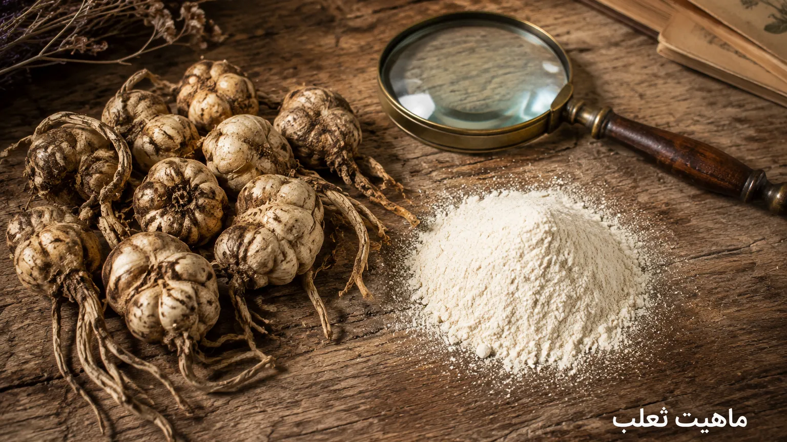 پودر ثعلب چیست؟ کاربردها، عوارض و نحوه مصرف آن در بستنی‌سازی