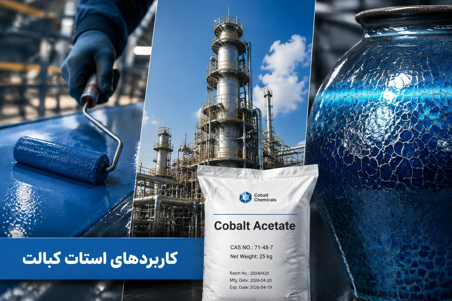 استات کبالت چیست؟ راهنمای ساده فرمول، شکل ظاهری، انواع، کاربردها و نکات ایمنی