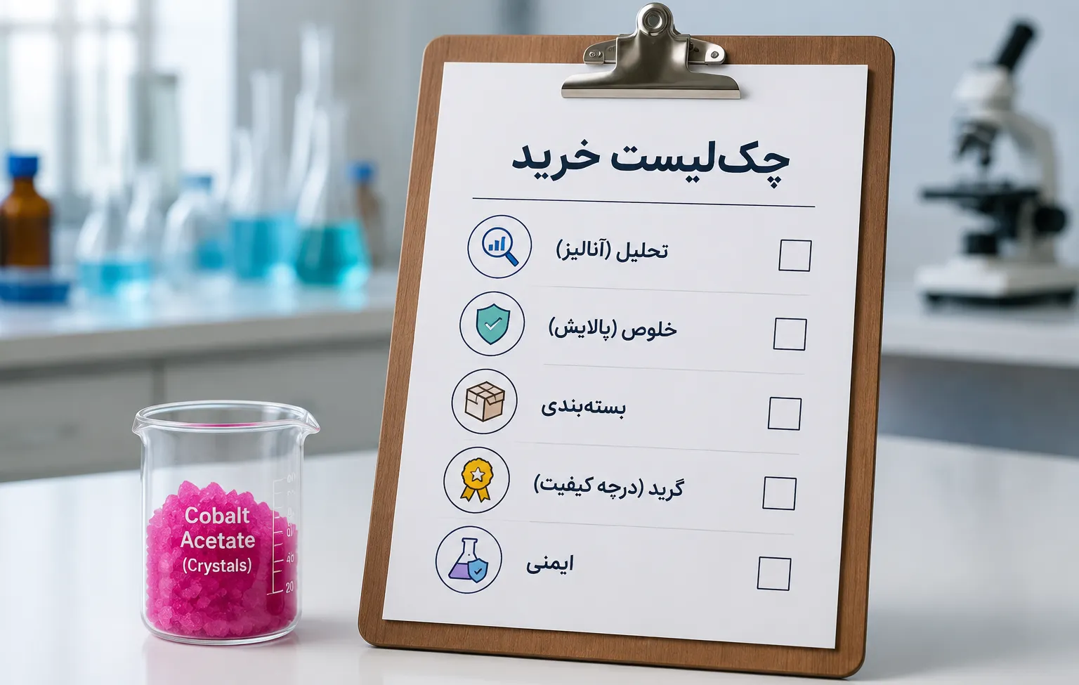 استات کبالت چیست؟ راهنمای ساده فرمول، شکل ظاهری، انواع، کاربردها و نکات ایمنی