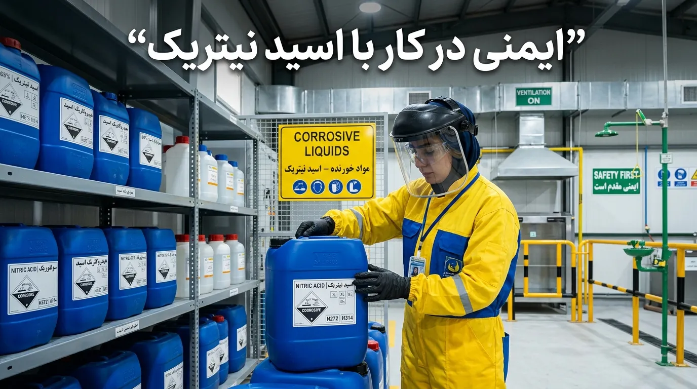 اسید نیتریک چیست؟ کاربردها، انواع گریدها و نکات ایمنی