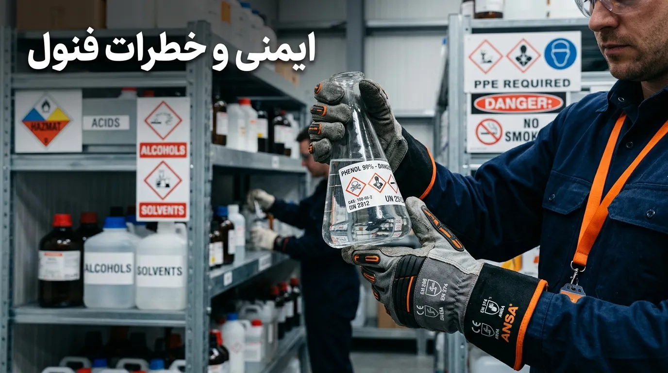 راهنمای جامع فنول؛ فرمول، انواع، کاربردها در صنعت و داروسازی و خطرات این ماده شیمیایی راهنمای جامع فنول؛ فرمول، انواع، کاربردها در صنعت و داروسازی و خطرات این ماده شیمیایی