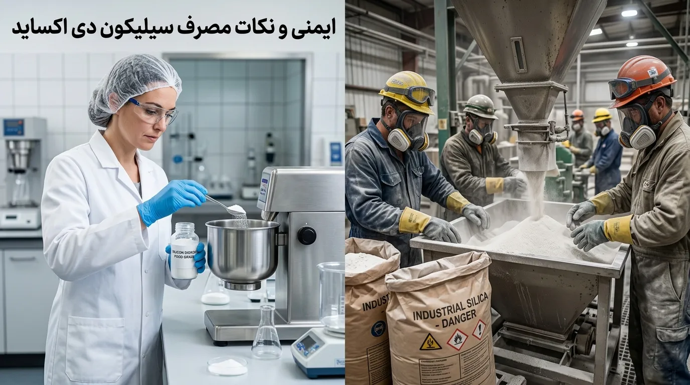 سیلیکون دی اکساید چیست؟ بررسی کامل کاربردها در غذا، دارو و صنعت