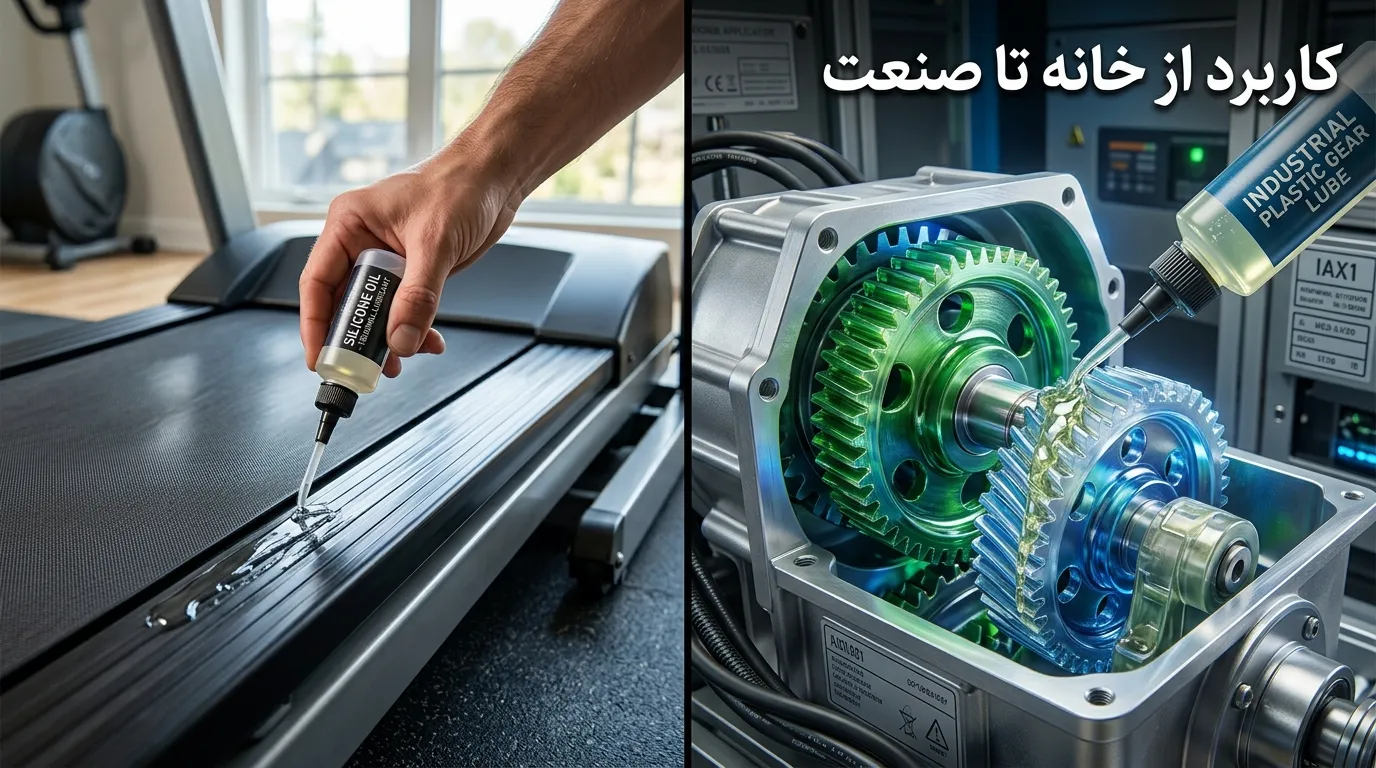 راهنمای جامع روغن سیلیکون؛ از تشخیص کیفیت تا کاربردهای تخصصی از تردمیل تا صنایع هنری