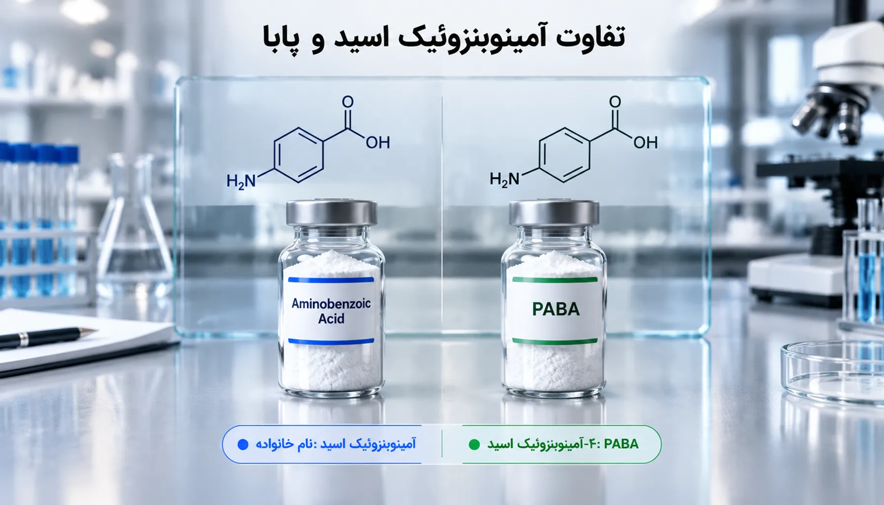 آمینوبنزوئیک اسید چیست و چه تفاوتی با پابا دارد؟بررسی کاربرد