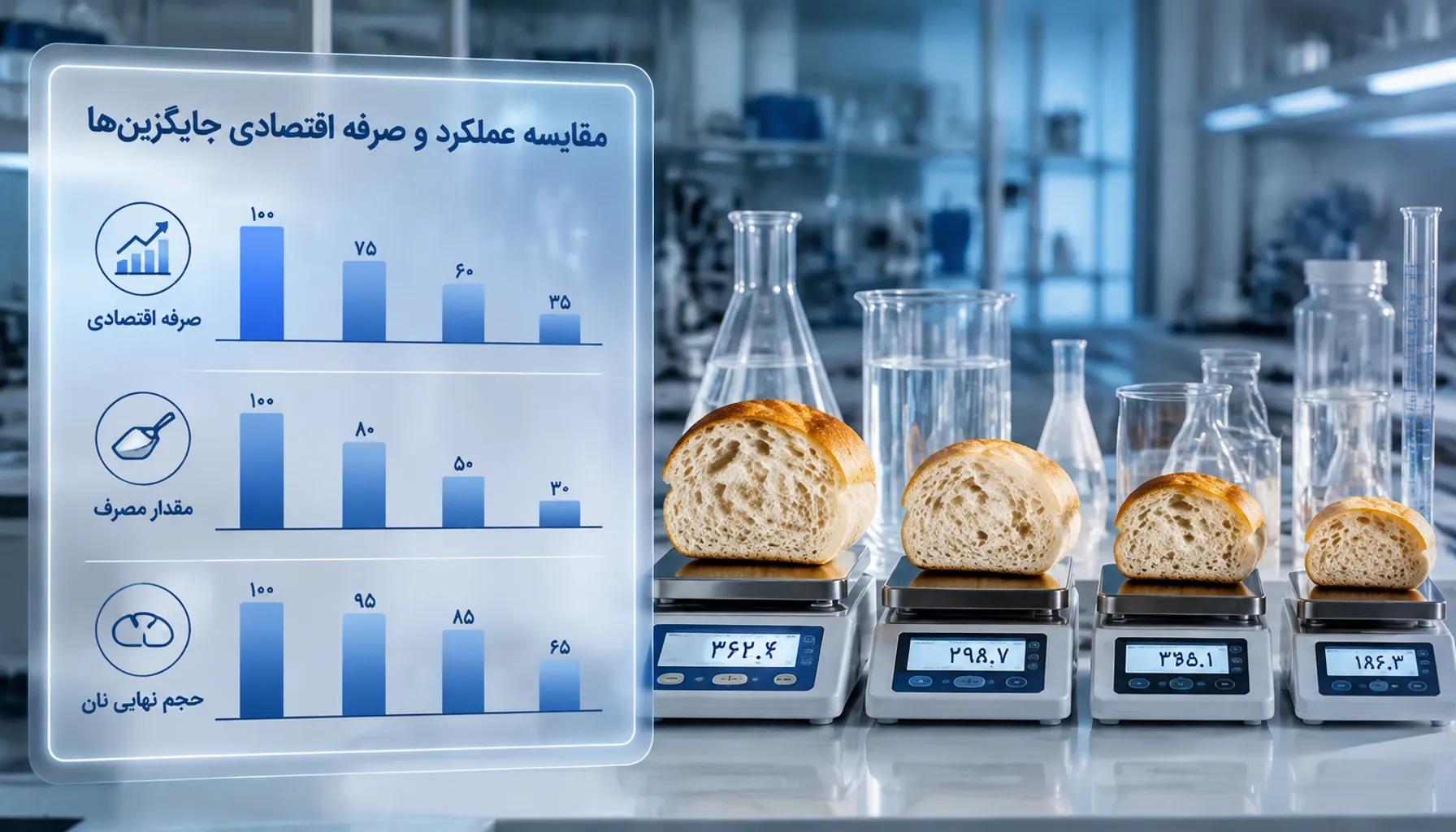 جایگزین‌های اقتصادی اسید اسکوربیک در نان فانتزی؛ چطور هزینه را کم کنیم ولی پف نان را حفظ کنیم؟