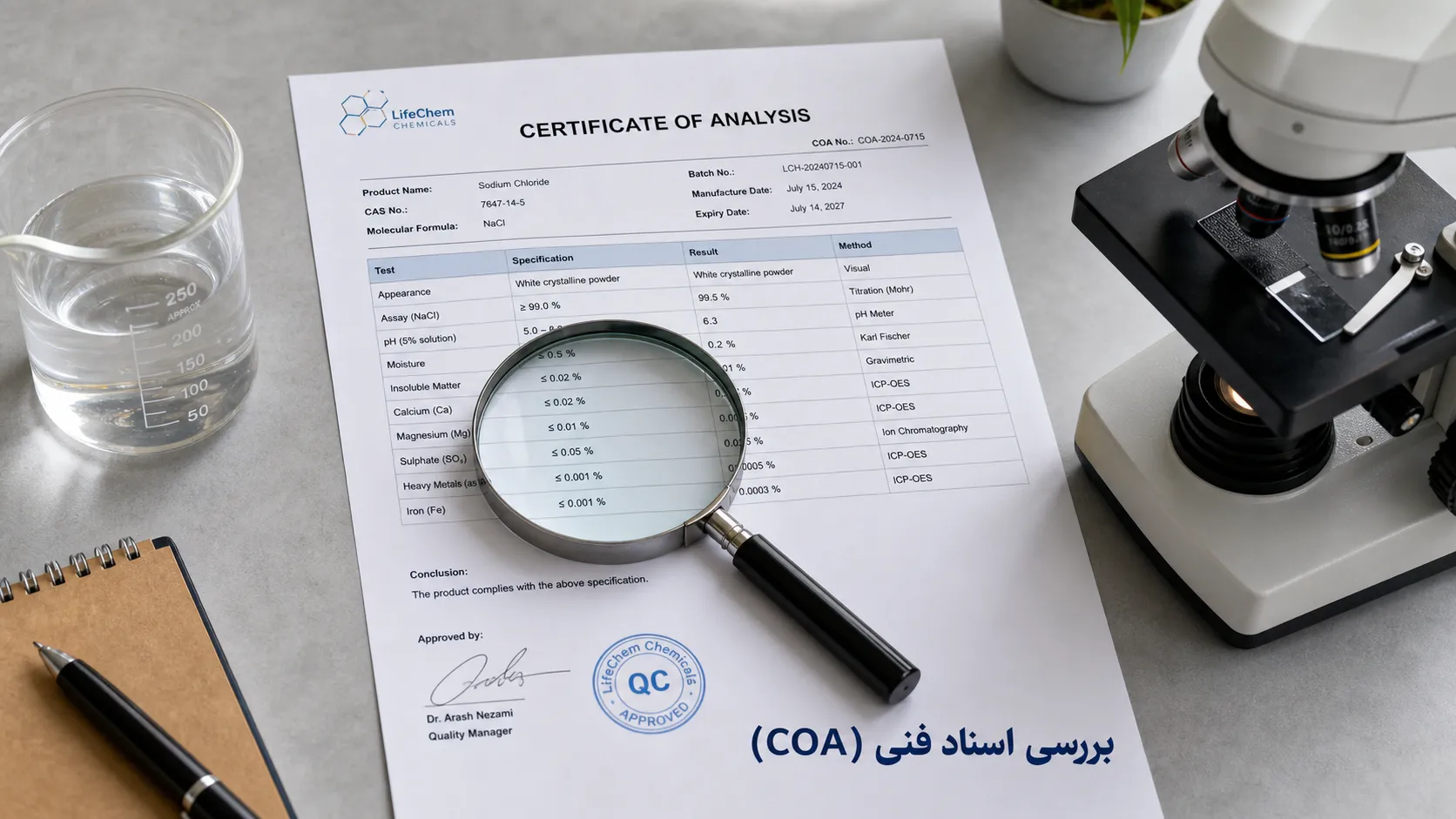 راهنمای خرید کراتین مونوهیدرات عمده | بررسی کیفیت و COA