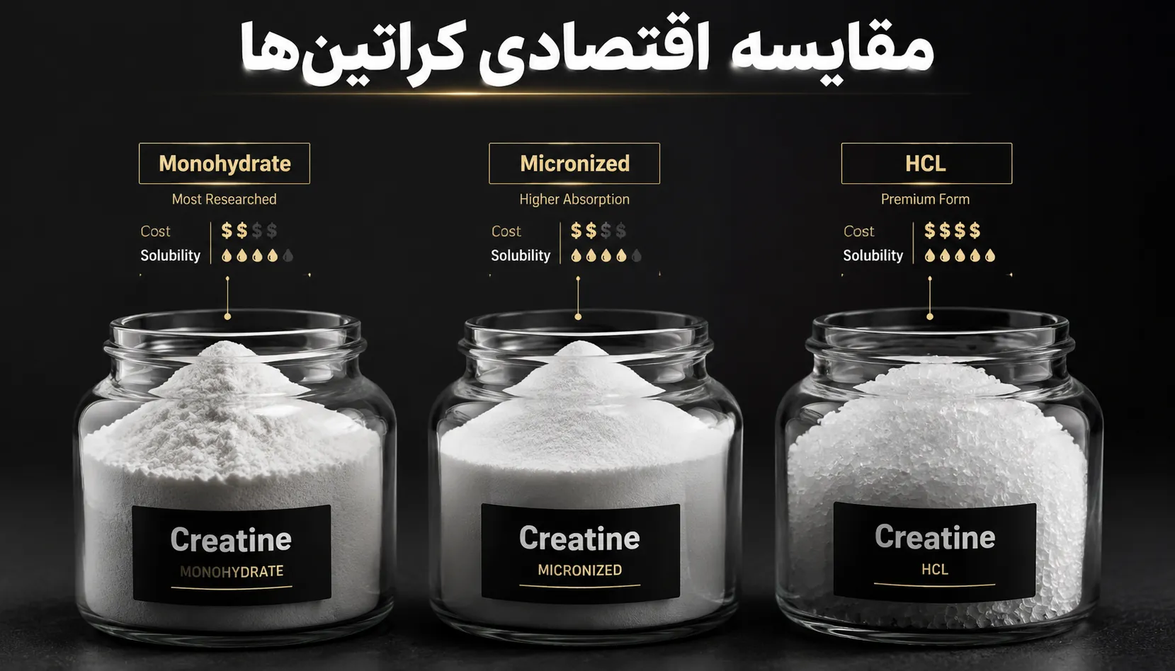 چرا کراتین مونوهیدرات بهترین انتخاب اقتصادی برای تولید مکمل بدنسازی است؟