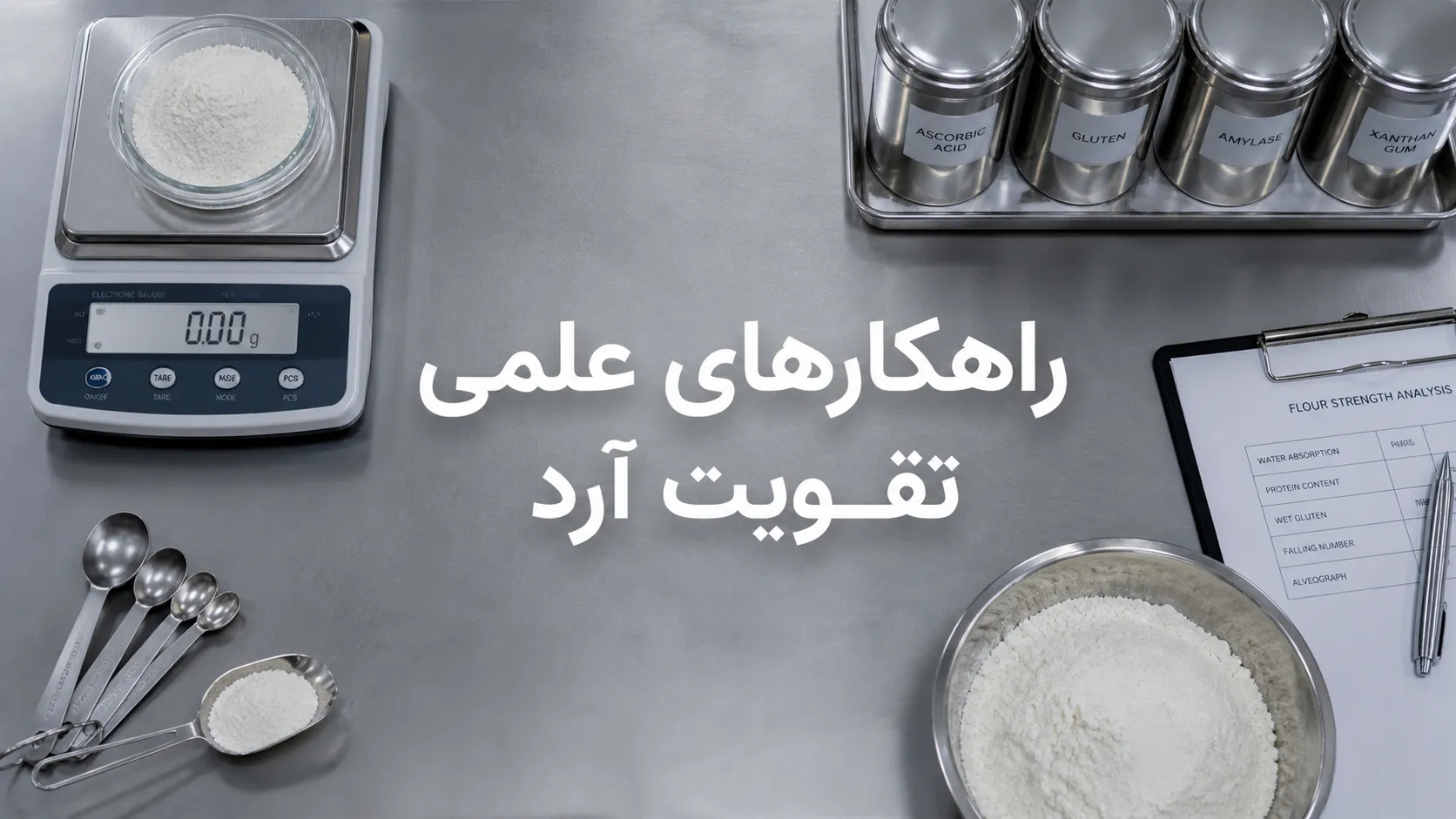 چگونه آرد ضعیف را قوی کنیم؟ ۳ راهکار طلایی و سریع