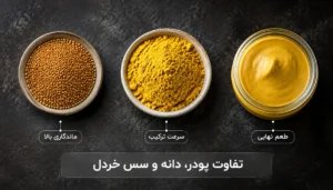 تفاوت پودر خردل، دانه خردل و سس خردل؛ کدام برای تولید صنعتی بهتر است؟