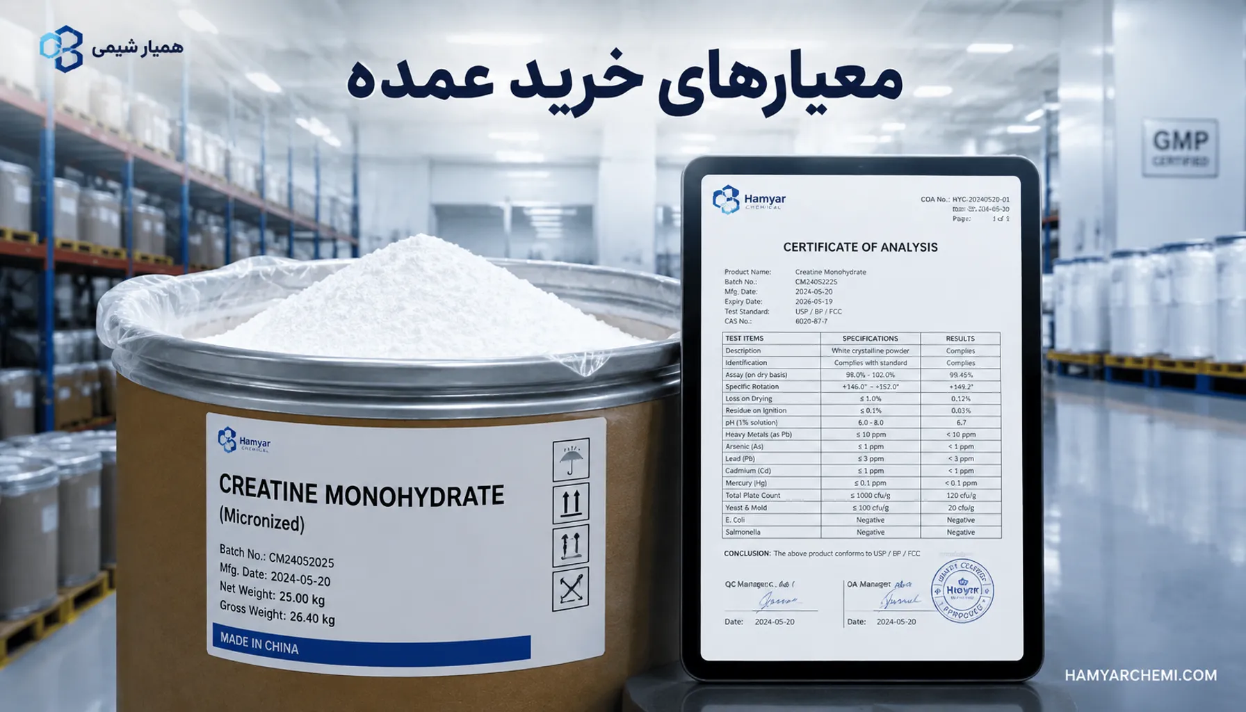 کراتین مونوهیدرات چیست؟ راهنمای جامع خواص،کاربرد و نحوه مصرف ماده اولیه مکمل‌های ورزشی