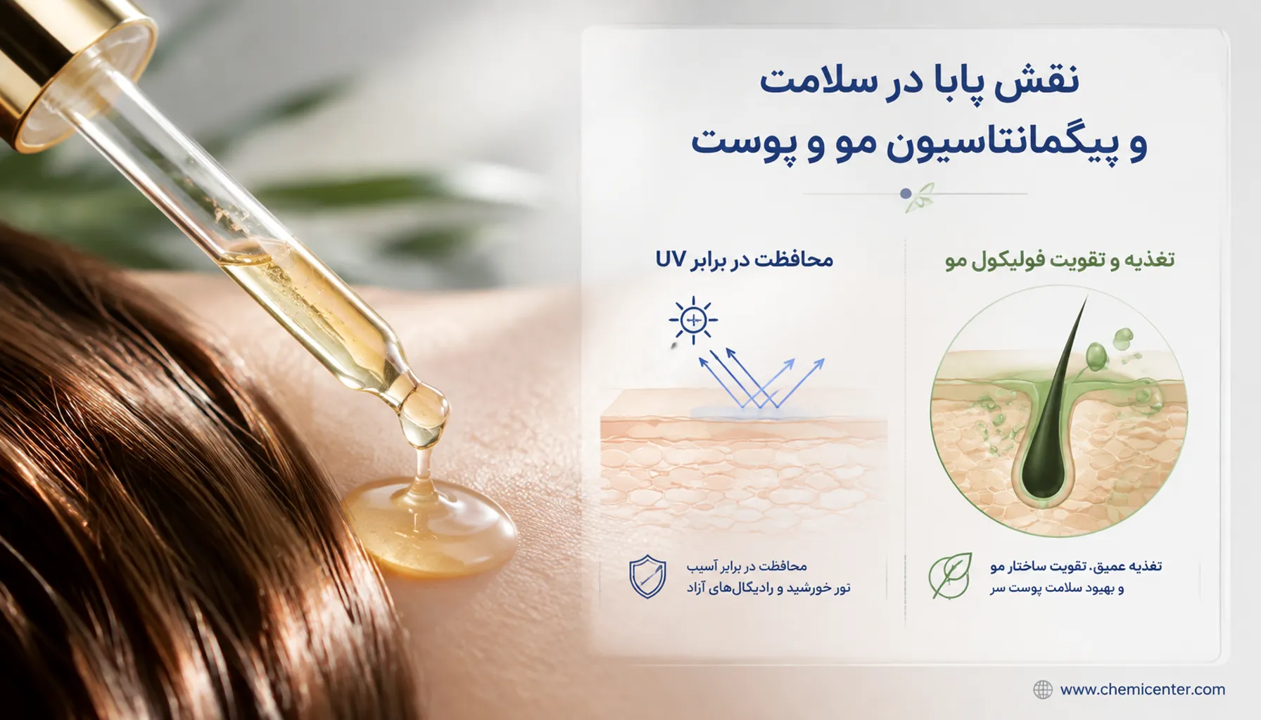 پابا (PABA) چیست؟ بررسی خواص برای پوست و مو، عوارض، فرمولاسیون و راهنمای خرید پارا آمینوبنزوئیک اسید پابا (PABA) چیست؟ بررسی خواص برای پوست و مو، عوارض، فرمولاسیون و راهنمای خرید پارا آمینوبنزوئیک اسید