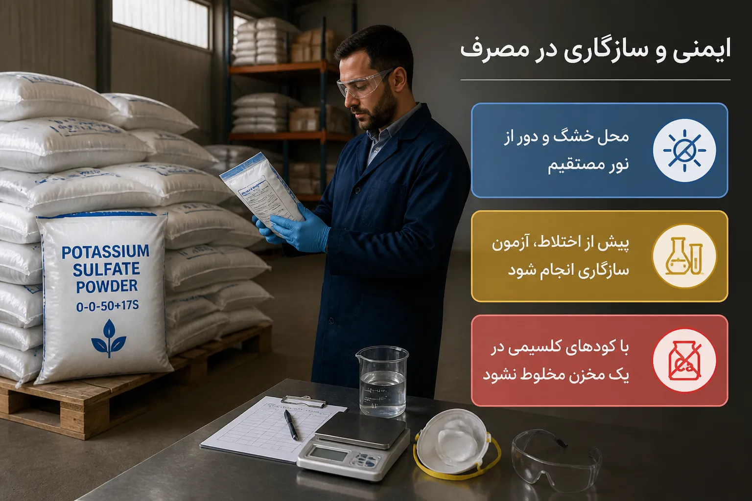 سولفات پتاسیم پودری چیست؟ کاربردها، زمان مصرف و نکات مهم خرید