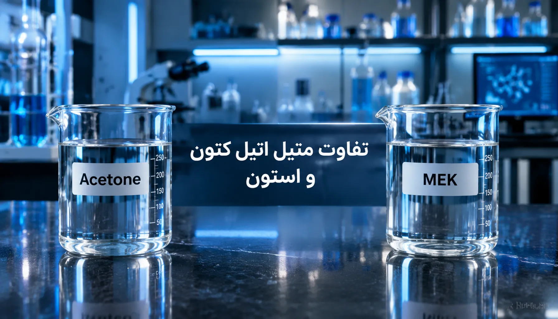 تفاوت متیل اتیل کتون و استون؛ کدام حلال مناسب‌تر است؟