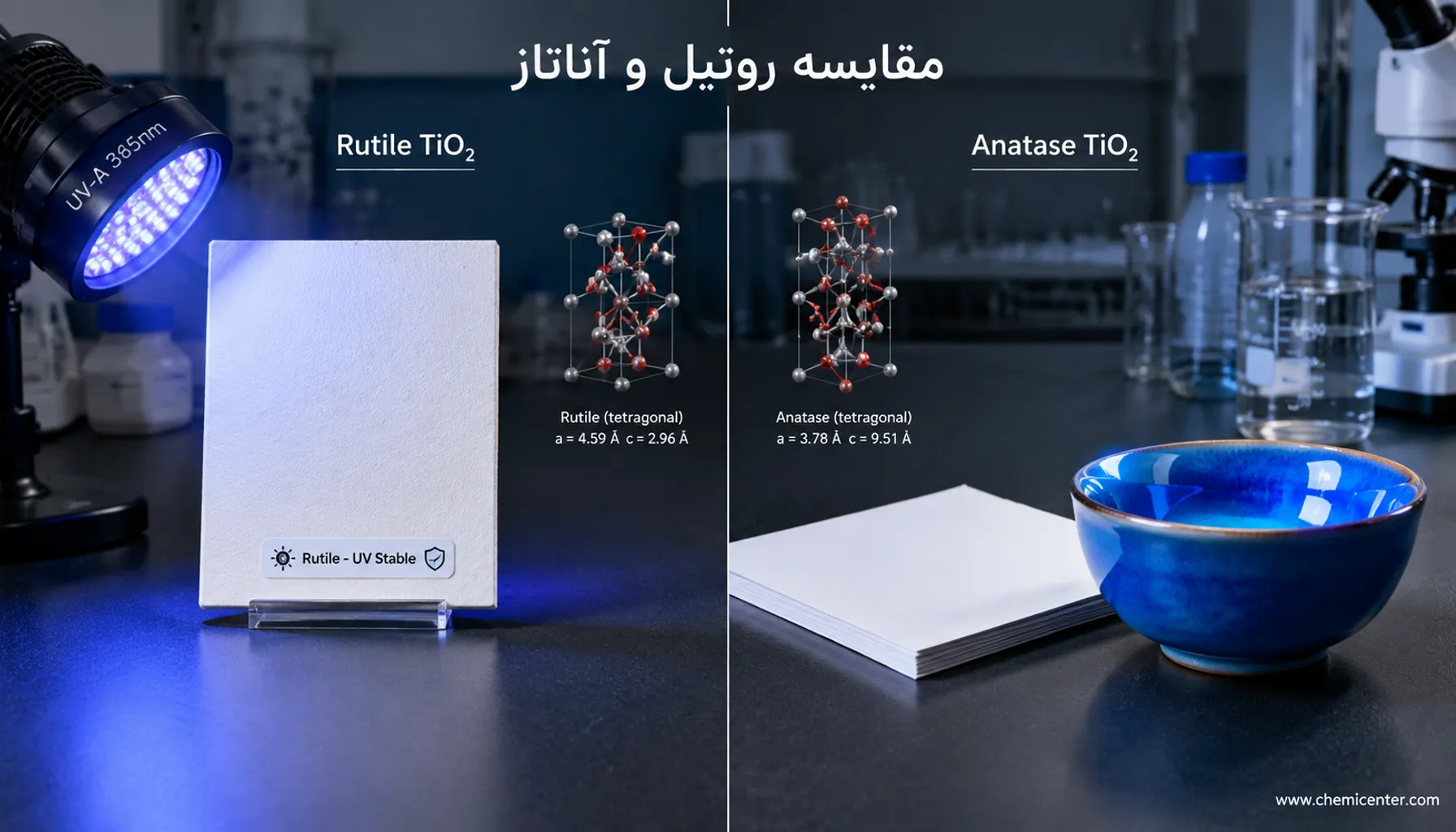 تیتانیوم دی‌ اکسید چیست؛ راهنمای جامع شناخت، کاربرد، مزایا، محدودیت‌ها و انتخاب گرید مناسب برای خرید مطمئن