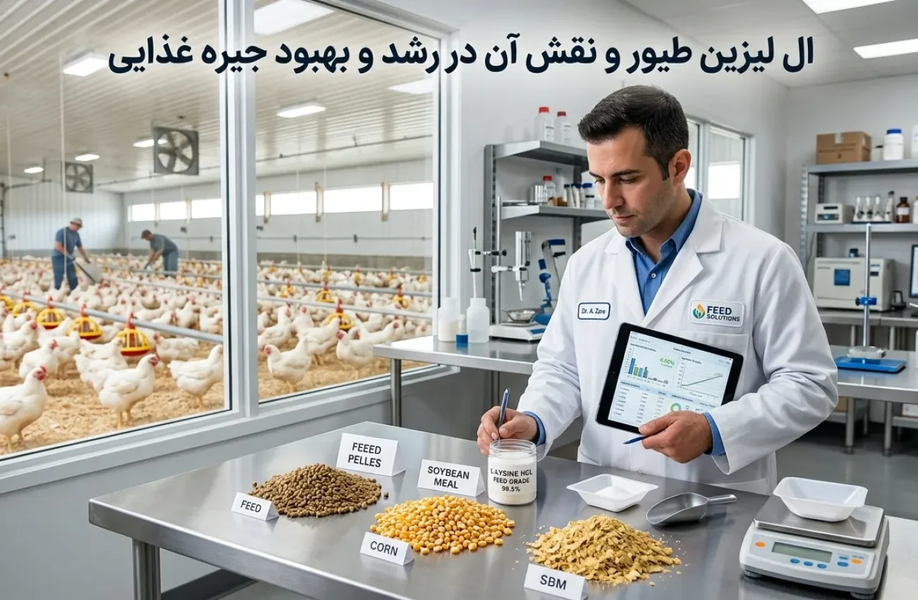 ال لیزین طیور چیست؟ کاربرد، انواع لیزین و میزان مصرف در جیره