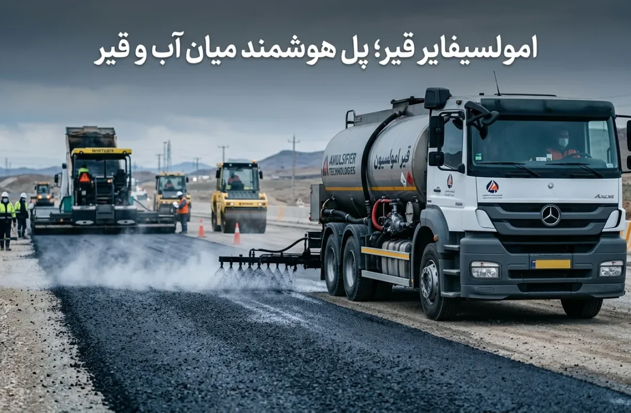 امولسیفایر قیر چیست؟ کاربردها، انواع و نکات مهم خرید و تولید