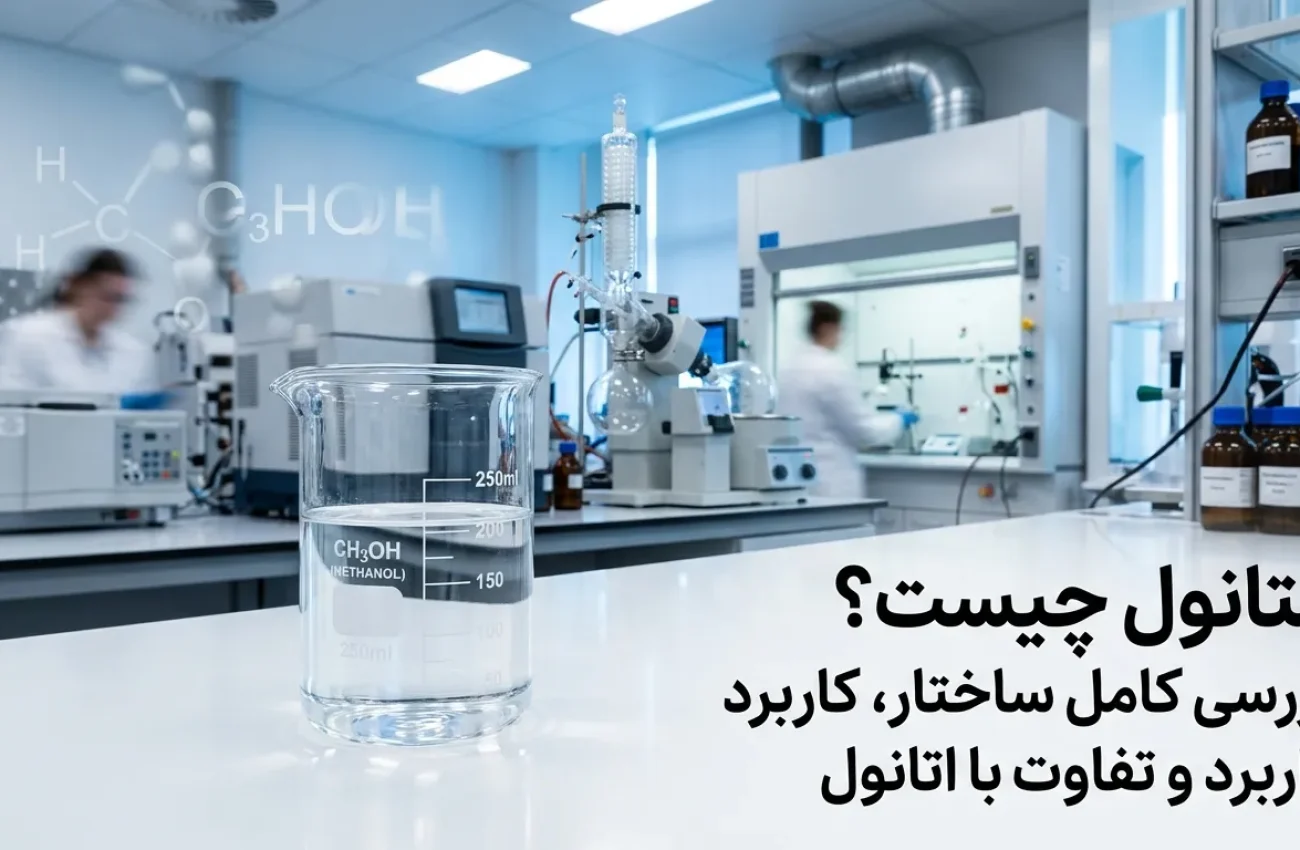 متانول چیست؟ فرمول، ساختار، کاربرد و تفاوت آن با اتانول