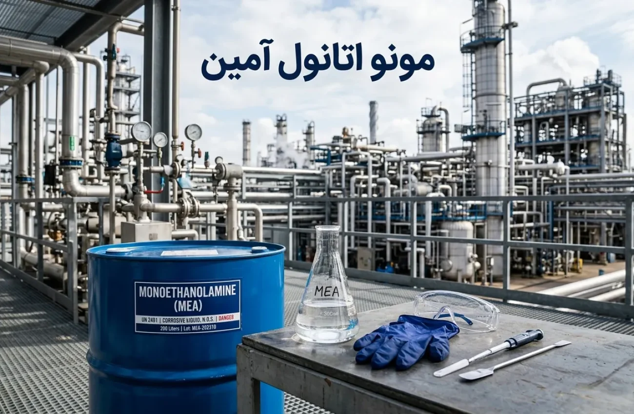مونو اتانول آمین چیست | کاربردها، فرمول شیمیایی و نکات ایمنی