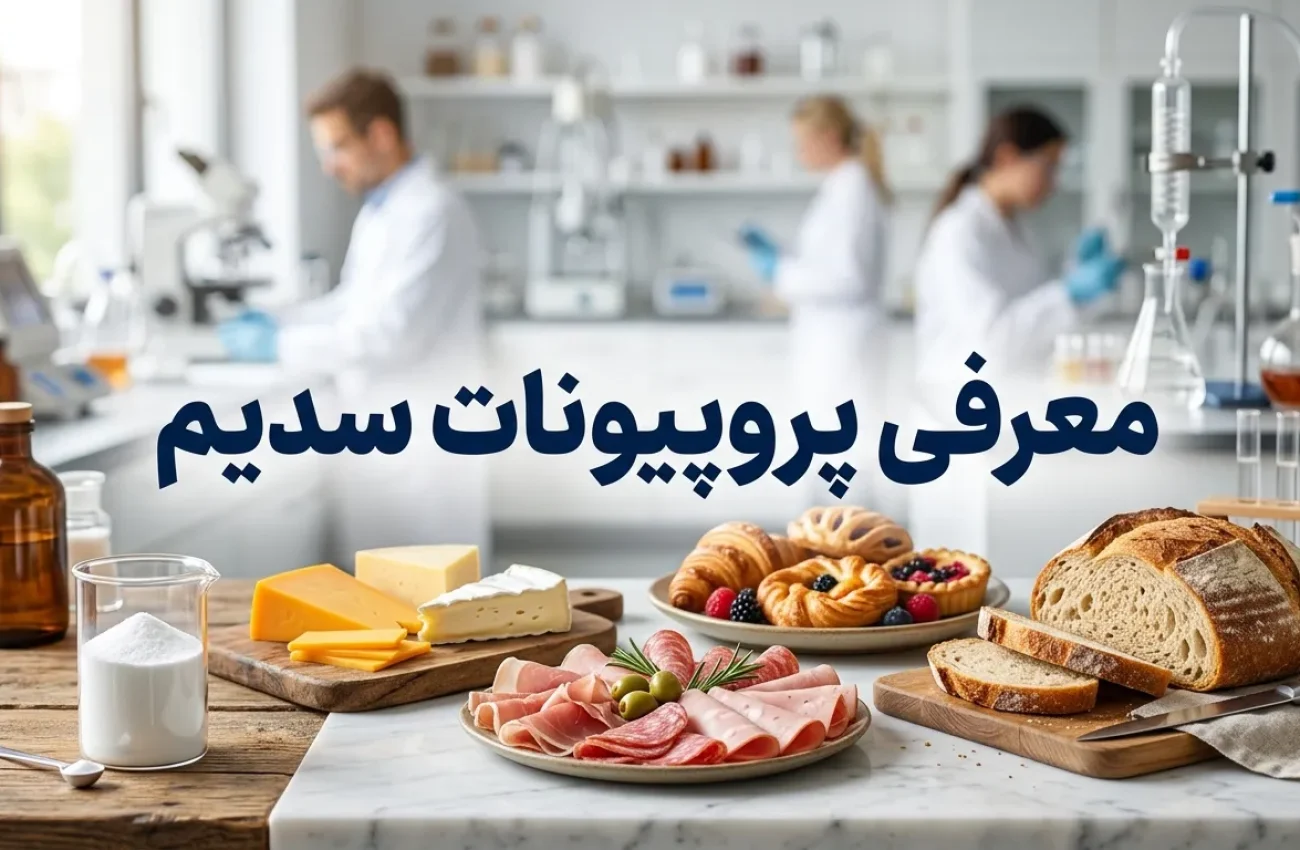 پروپیونات سدیم چیست؟ کاربردها، ویژگی‌ها و تفاوت با مدل کلسیم