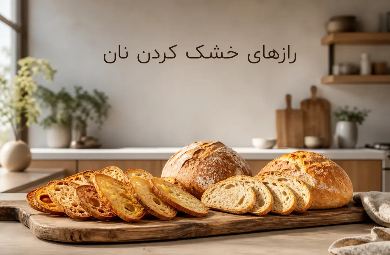 چرا نان‌های اضافه را خشک می‌کنند؟ رازهای خشک کردن اصولی